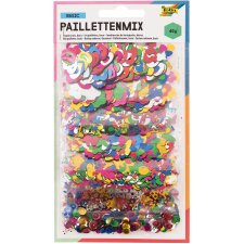 folia Paillettenmix GANZJAHR 40 g sortiert
