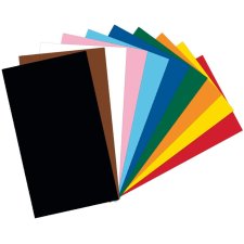 folia Tonkarton DIN A4 220 g/qm farbig sortiert 100 Blatt