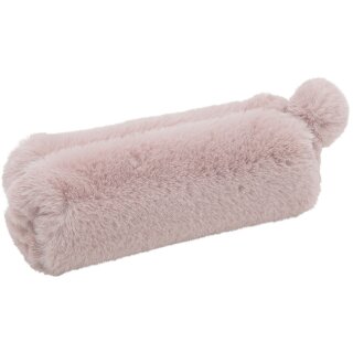 WEDO Schlamper-Etui "FLUFFY" aus Plüsch rosa
