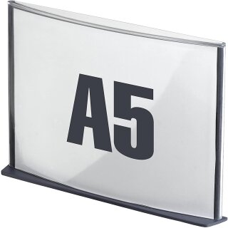 PAPERFLOW Beschilderungssystem "Cinatur" DIN A5 anthrazit 19 Stück