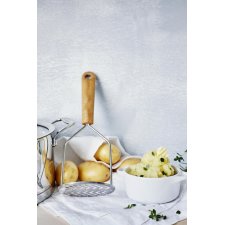 GastroMax Kartoffelstampfer BIO holzfarbiger Griff