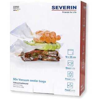 SEVERIN Vakuumierbeutel ZB 3613 160 x 250 mm 50 + 5 Stück