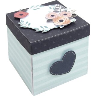 folia Explosionsbox-Bastelset "Romantik"