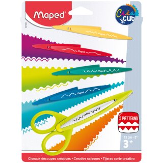 Maped Konturenscheren-Set CreaCut 3er Set auf Blister