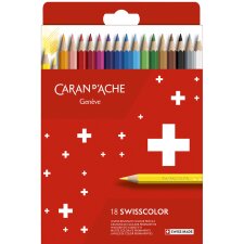 CARAN DACHE Buntstifte Swisscolor 18er Kartonetui