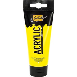 KREUL Acrylfarbe SOLO Goya Acrylic fluo gelb 100 ml
