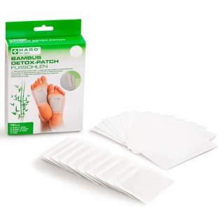 HARO Bambus-Detox-Patch Fußsohlen 80 x 60 mm weiß selbstklebend 10 Stück