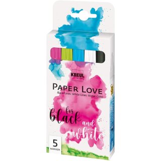 KREUL Marker-Set "PaperLove" 5-teilig