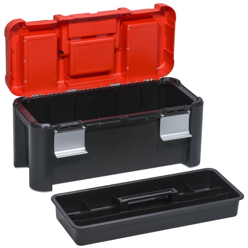 Allit Metalen gereedschapskist, schaarkoffer, blauw, 490613, McPlus metaal 7/57
