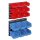 allit Sichtlagerkasten-Set ProfiPlus >C< 1+2/17 rot/blau 17-teilig