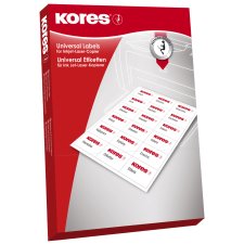 Kores Universal-Power-Etiketten 70 x 36 mm weiß