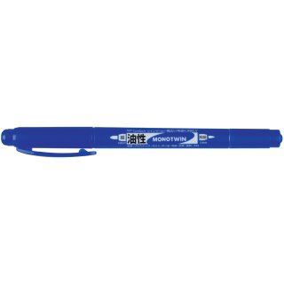 Tombow Doppel-Fineliner MONO twin blau mit 2 Spitzen