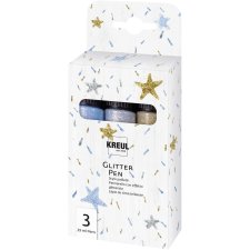 KREUL Glitter Pen 3er Set 3 x 29 ml