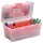 allit Aufbewahrungskoffer McPlus Clear 16 PP rot