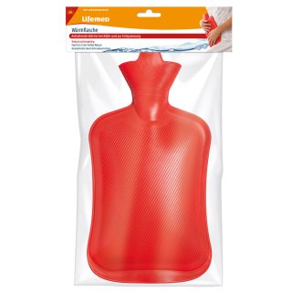 Lifemed Wärmflasche Fassungsvermögen: 2 Liter rot