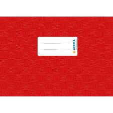 HERMA Heftschoner DIN A5 quer aus PP rot gedeckt
