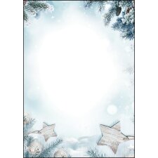 sigel Weihnachts-Motiv-Papier "Snow Star" A4 90...
