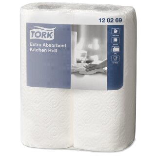 TORK Küchenrolle extra saugfähig 3-lagig weiß