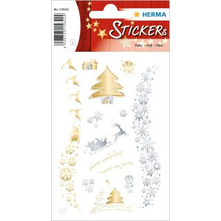HERMA Weihnachts-Sticker CREATIVE "Weihnachtszauber" 1 Blatt