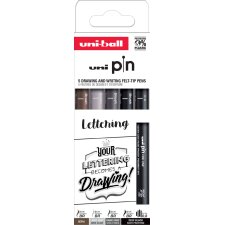 uni-ball Fineliner PIN ASP012 5er Set