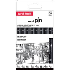 uni-ball Fineliner PIN ASP011 8er Set