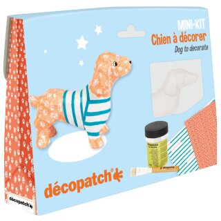 décopatch Pappmaché-Set "Dackel" 5-teilig