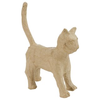 décopatch Pappmaché-Figur "Katze" 130 mm