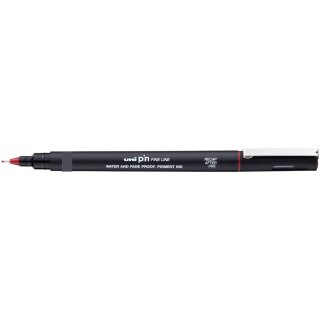 uni-ball Fineliner PIN 05200 R Strichstärke: 0,5 mm rot