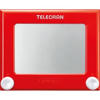Joustra Zeichentafel/Zaubertafel TELECRAN ORIGINAL rot
