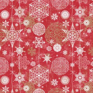 PAPSTAR Weihnachts-Motivservietten "Shining Snowflakes" 330 x 330 mm 20 Stück