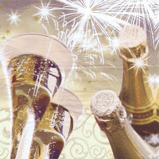 PAPSTAR Motivservietten "Welcome New Year"