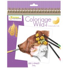 avenue mandarine Zeichenbuch "Wild 4" 28 Blatt