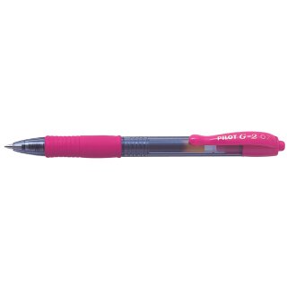 PILOT Gelschreiber G2 07 Strich-/Gehäusefarbe: rosa