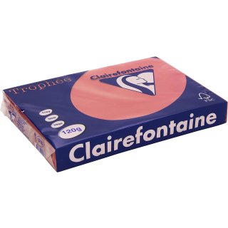 Clairalfa Universal-Papier Trophée A4 120 g/qm kirschrot 250 Blatt
