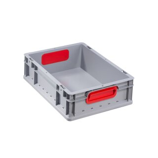 allit Aufbewahrungsbox ProfiPlus EuroBox 417 grau/rot