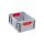 allit Aufbewahrungsbox ProfiPlus EuroBox 417 grau/rot