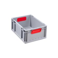 allit Aufbewahrungsbox ProfiPlus EuroBox 432 grau/rot