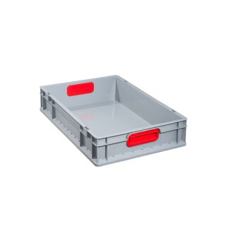 allit Aufbewahrungsbox ProfiPlus EuroBox 612 grau/rot