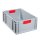 allit Aufbewahrungsbox ProfiPlus EuroBox 622 grau/rot
