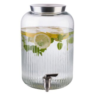 APS Getränkespender 7 Liter Glas/Edelstahl