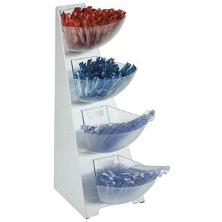 APS Portionsspender MULTI RACK 4-stufig Edelstahl