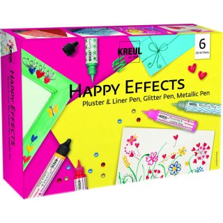 KREUL Kreativ-Set "Happy Effects" 6-teilig