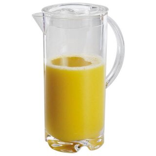 APS Saftkanne mit Deckel 2,0 Liter transparent