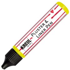 KREUL Pluster & Liner Pen 29 ml neongelb