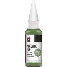 Marabu permanente Tinte Alcohol Ink olivgrün 20 ml