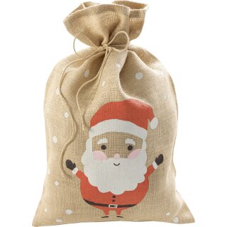 folia Jutesack "Weihnachtsmann" (B)350 x (H)500 mm natur