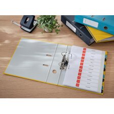 LEITZ Plastikordner Cosy Soft-Touch DIN A4 80 mm gelb