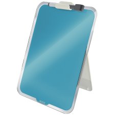 LEITZ Glas-Notizboard Cosy für den Schreibtisch blau