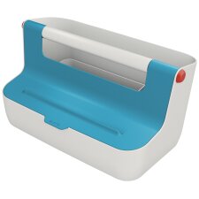 LEITZ Mobile Aufbewahrungsbox Cosy hellgrau/gelb