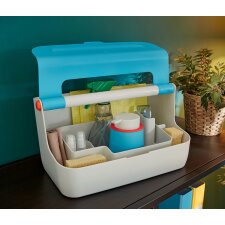 LEITZ Mobile Aufbewahrungsbox Cosy hellgrau/gelb